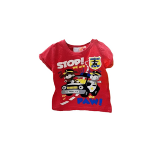 Tricou Model Stop - Bumbac - Baieti - Maneca scurta - Multicolor imagine