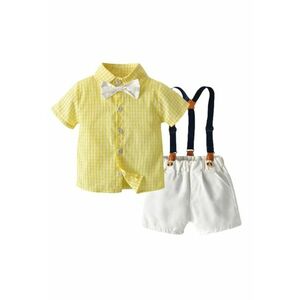Compleu Model Yellow - Carouri - Elegant - Baieti - Maneca scurta - Multicolor imagine