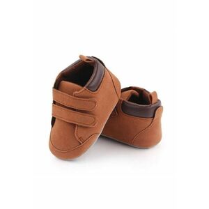 Ghete Material Tip Piele Intoarsa - Casual - Baieti - Velcro - Maro - Maro imagine