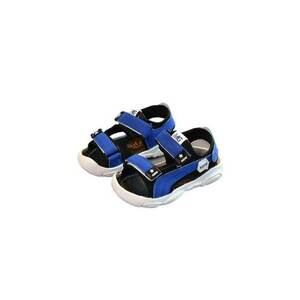 Sandale Albastre Pentru Baietei - Textil - Albastru - Uni - Casual - Baieti - Albastru - Cauciuc - pentru mers - Albastru imagine