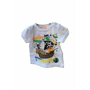Tricou Model Space Pirates - Bumbac - Baieti - Maneca scurta - Multicolor imagine