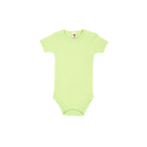 Body Cu Maneca Scurta - Capse - Uni - Bumbac - Vernil imagine