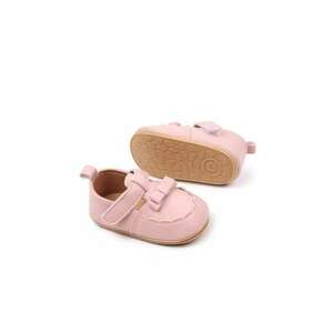 Pantofi Cu Funda Si Model - Casual - Piele ecologica - Fete - Velcro - Roz imagine