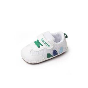 Pantofi Sport Model Leaves - Piele ecologica - Textil - Baieti - Siret - Velcro - Multicolor imagine