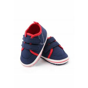 Tenisi Casual - Textil - Baieti - Velcro - Bleumarin - Rosu - 3-6 luni - imagine