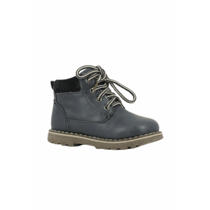 Ghete Peste glezna - Casual - Piele ecologica - Baieti - Siret - Bleumarin imagine