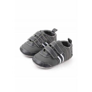 Pantofi Sport Cu Barete - Casual - Piele ecologica - Textil - Baieti - Gri imagine