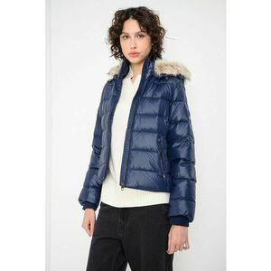 Geaca slim-fit cu umplutura de puf - Albastru inchis imagine