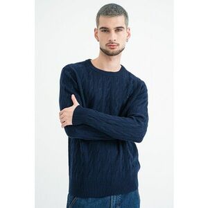 Pulover din amestec de lana cu detalii cu aspect impletit imagine