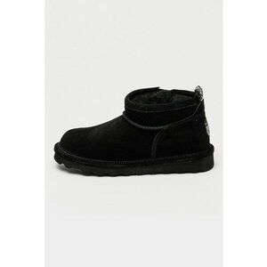 Ghete pull-on de piele intoarsa Super Shorty Deco - Negru imagine