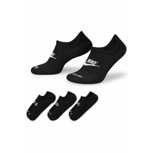 Set de sosete foarte scurte unisex cu tehnologie Dri-Fit Everyday Plus Cushioned - 3 perechi - Negru imagine