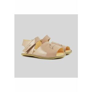 Sandale Barefoot din piele naturala - Shun - Roz - Roz pal imagine