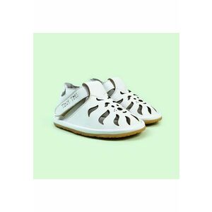 Sandale Barefoot din piele naturala - Kimba - Alb - Alb imagine