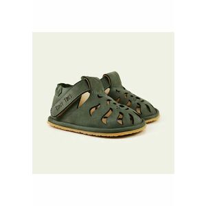 Sandale Barefoot din piele naturala - Feliks - Verde - Verde imagine