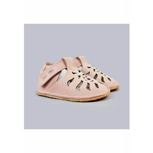 Sandale Barefoot din piele naturala - Varya - Roz - Roz pal imagine