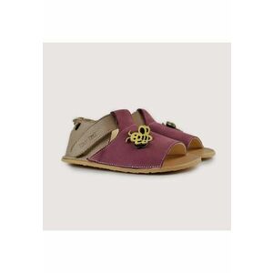 Sandale Barefoot din piele naturală - Bumble - Multicolor - Maro inchis | Rosu Mahon imagine