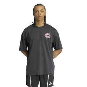 Tricou lejer cu imprimeu logo - pentru antrenament - Roz pastel/Gri antracit imagine