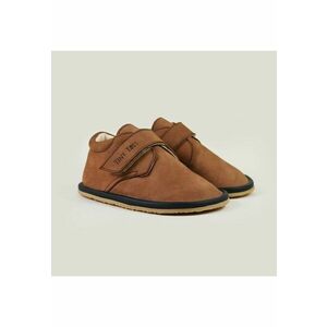 Pantofi Barefoot din piele naturala - Bron - Maro - Maro imagine