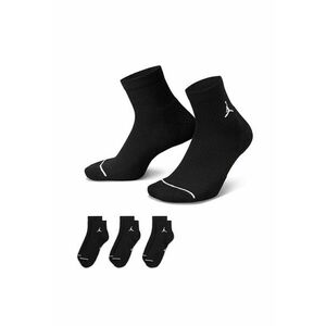 Set de sosete unisex pentru baschet - 3 perechi - Negru imagine