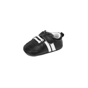 Pantofi Sport Cu Dungi Albe - Piele ecologica - Baieti/ Fete - Negru imagine