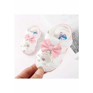Sandale Model Heart - Piele ecologica - Casual - Fete - Alb - imagine