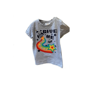 Tricou Model Give Me Space - Bumbac - Baieti - Maneca scurta - Multicolor imagine