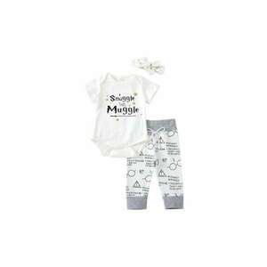 Compleu Model Snuggle This Muggle - Bumbac - Fete - Maneca scurta - Multicolor - Multicolor imagine