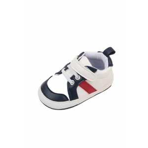 Pantofi Sport Model Stock One - Casual - Piele ecologica - Baieti - Siret - Velcro - Multicolor imagine