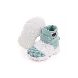 Pantofi Sport Tip Adidas - Model Ursulet - Textil - Alb - Vernil - imagine