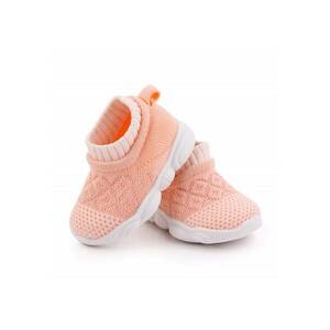 Pantofi Sport Cu Talpa Antiderapanta - Textil - Fete - Roz Piersica imagine