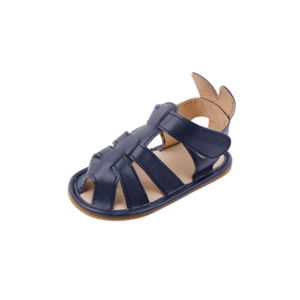 Sandale Urechi De Iepuras - Piele ecologica - Casual - Baieti - Bleumarin imagine