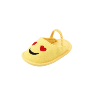 Pantofi Decupati - Love Emoticon - Textil - Fete - Galben imagine