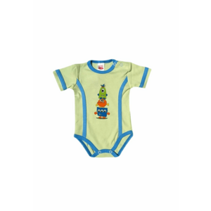 Body Animalute - Capse - Bumbac - Baieti - Vernil imagine