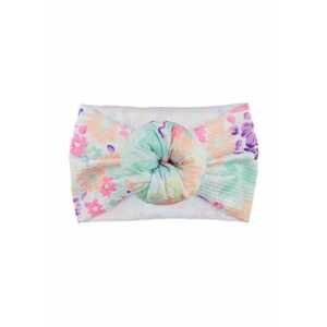 Bentita lata Model 7 AL 18566 cu imprimeu - Fete - Textil - 6-12 luni - Multicolor imagine