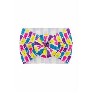Bentita lata Model 15 AL 18566 cu imprimeu - Fete - Textil - 6-12 luni - Multicolor imagine