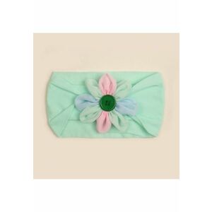 Bentita lata Model AL 18092 cu petale colorate - Textil - Fete - 0-12 luni - Vernil imagine