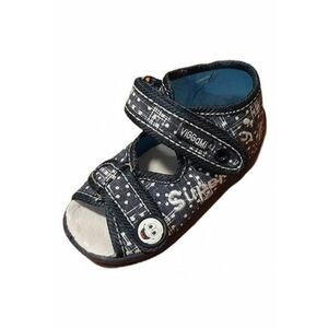 Sandale SuperBaby - Model AL Super Boy - Textil - Baieti - Denim - Bleumarin imagine