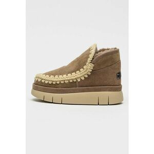 Ghete pull-on din piele intoarsa Bounce - Maro taupe deschis imagine
