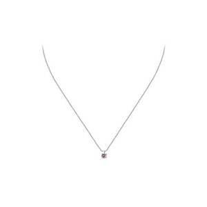 Colier din argint veritabil cu cristal zirconia - Argintiu imagine