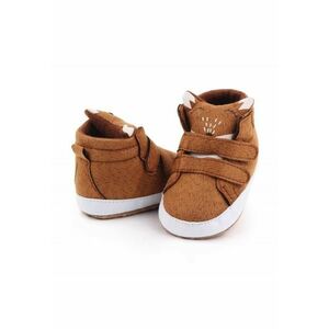 Ghete pentru bebelusi Model AL 20156 Vulpita - Textil - Baieti - 3-6 - Maro - - Maro imagine