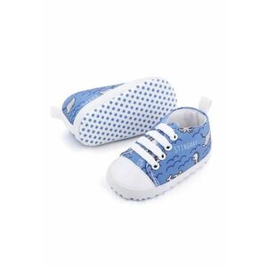 Tenisi Model AL 16241 Shark - pentru bebelusi - Textil - Albastru - Albastru azur imagine