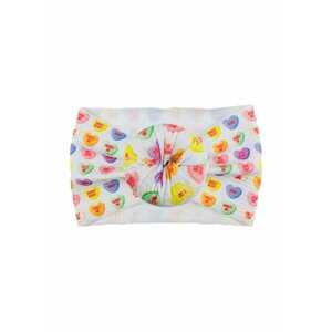 Bentita lata Model 5 AL 18566 cu imprimeu - Fete - Textil - 6-12 luni - Multicolor imagine