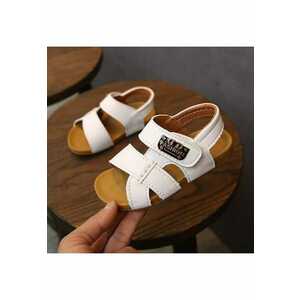 Sandale Model AL 11017 Ella - Piele ecologica - Fete - Alb - imagine