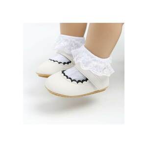 Pantofi Model AL 15299 - Piele ecologica - 3-6 - Alb - 18 - Alb imagine