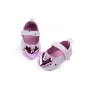 Pantofi Model AL 13448 sclipitori cu inimioara - Textil - Fete - Mov - Lila imagine