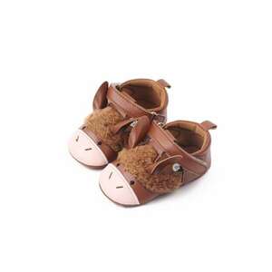 Pantofi Model AL 14285 Animalut - Piele ecologica - Fete - Maro - Maro imagine