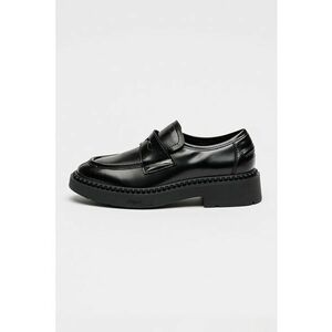 Pantofi loafer din piele - Negru imagine