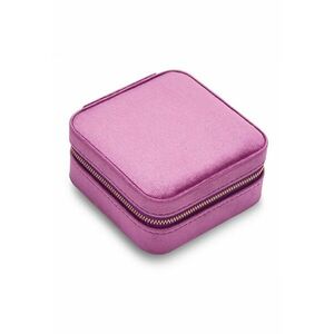 Cutie de bijuterii din catifea cu fermoar - Violet imagine