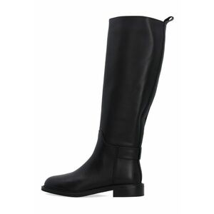 Cizme din piele cu varf rotunjit imagine