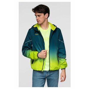 Jacheta sport cu detalii reflectorizante si captuseala din fleece C641 - Albastru inchis imagine